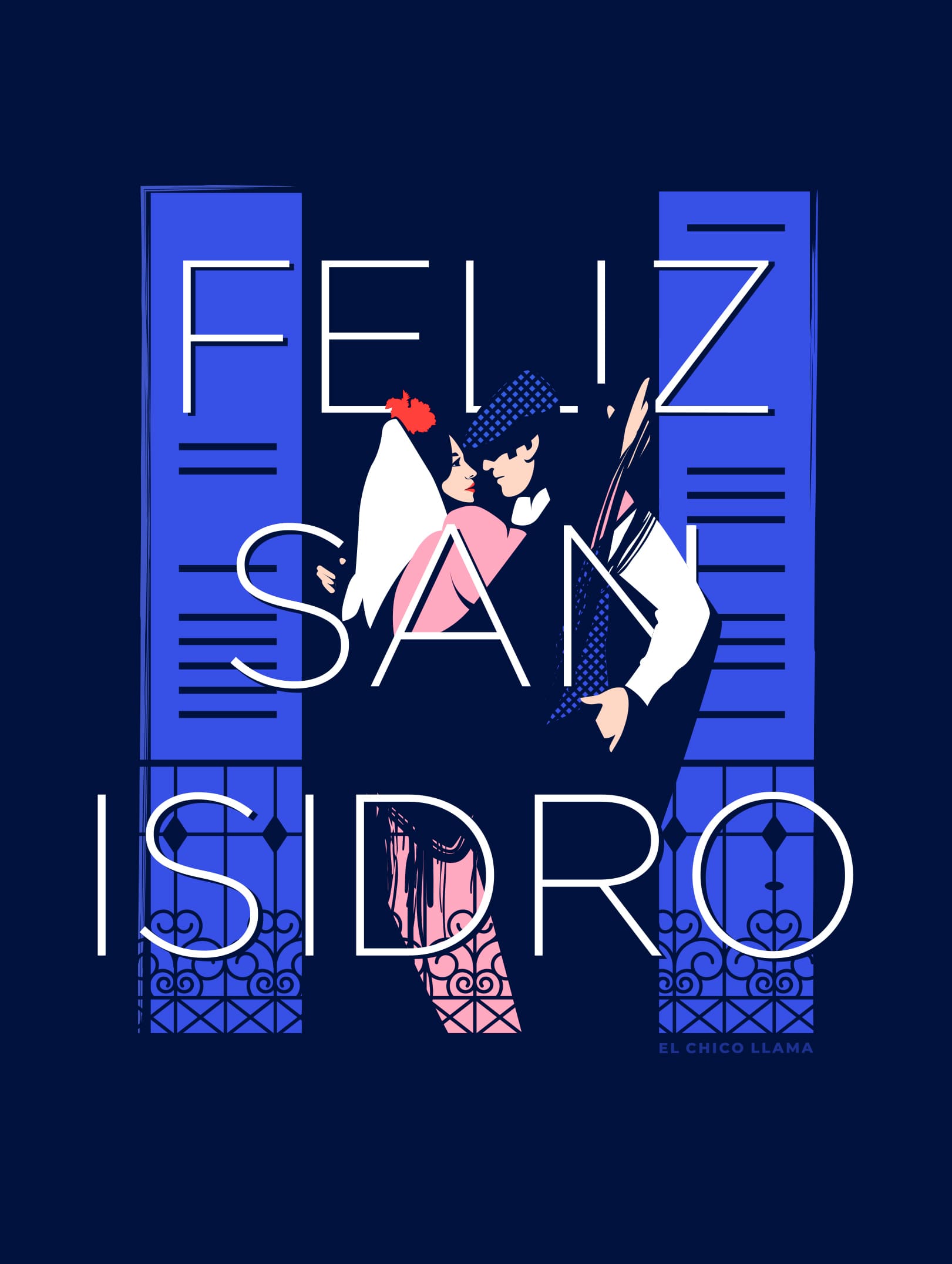 San Isidro 2020 Poster - El Chico Llama