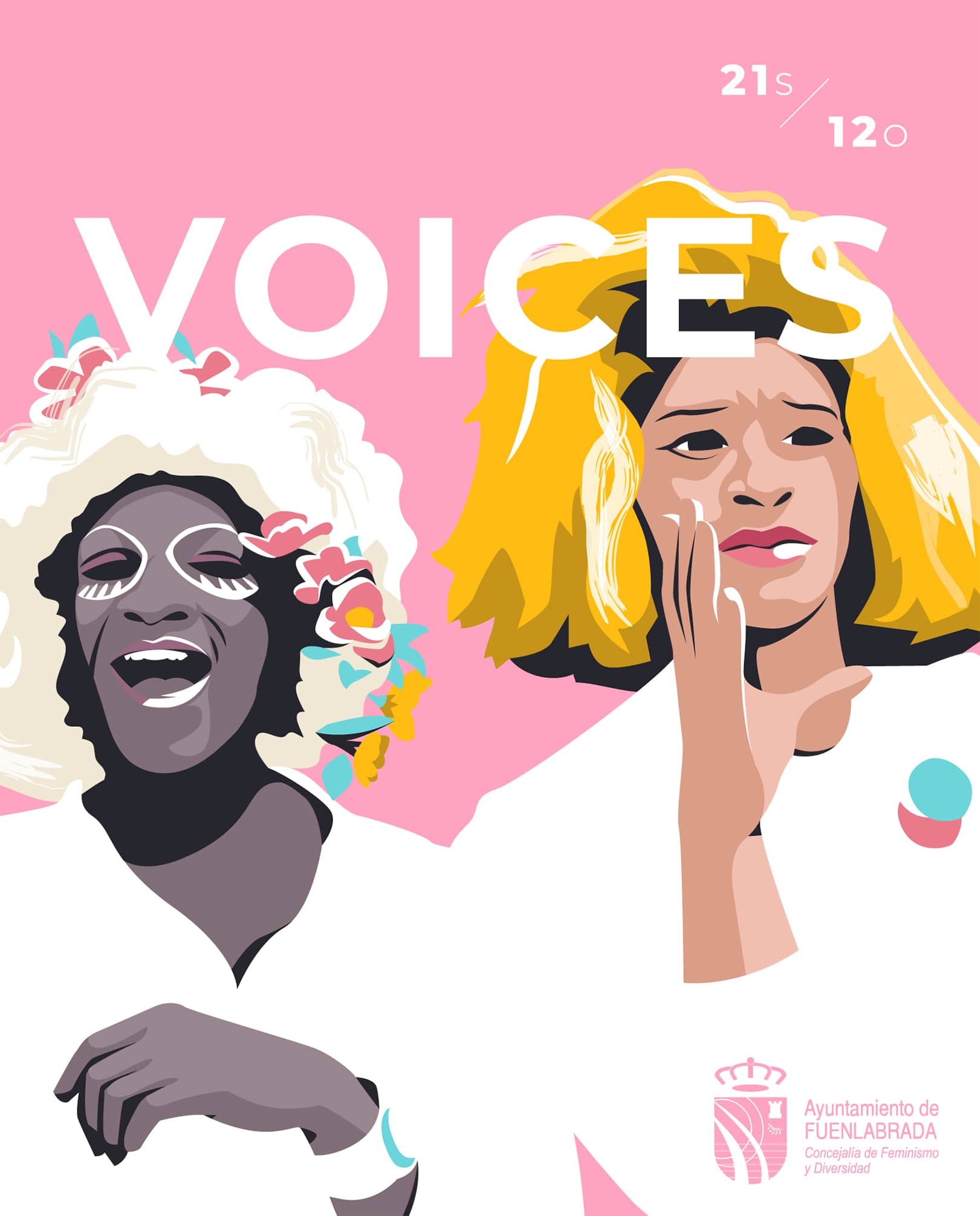 LGBTIQ+ Voices Exhibition Poster
